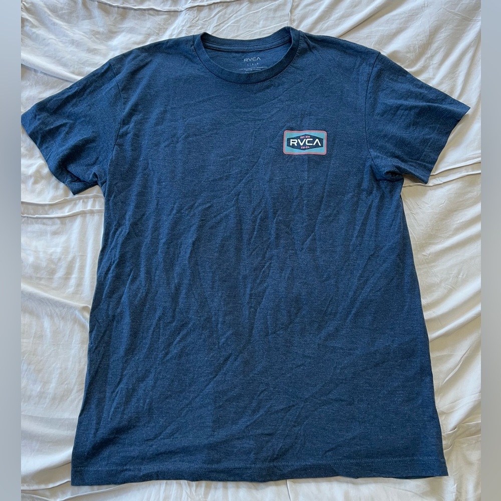 RVCA Navy Short Sleeve Tee